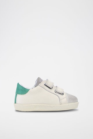 Zapatillas de piel - Blanco