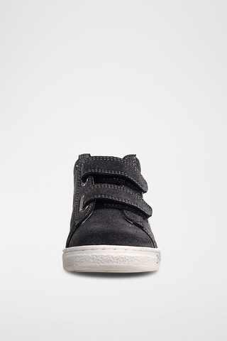 Boots en cuir Pinn High - Bleu marine et écru