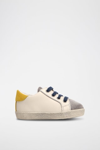 Zapatillas de piel bovina - Gris