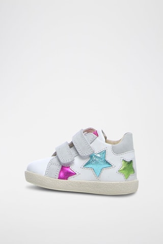 Zapatillas de piel - Blanco