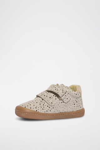 Zapatillas de nobuk Baby Snail For Change - Beige y dorado