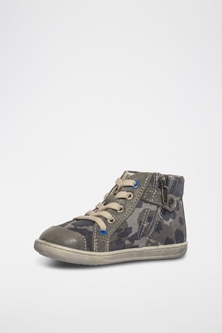 Zapatillas altas de nobuk Baby Box - Gris