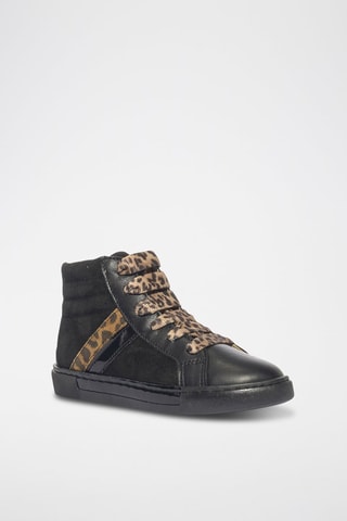 Botines de piel Shade - Negro