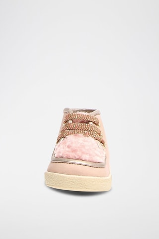 Zapatillas de piel napa Elchi - Rosa