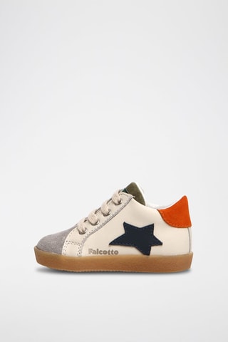 Zapatillas de piel bovina - Blanco