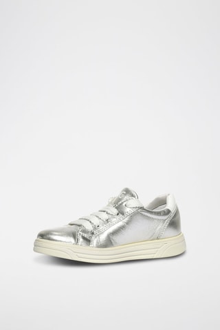 Zapatillas de piel B&G Infinity - Blanco y gris