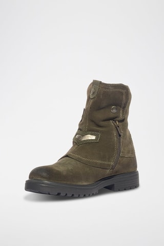 Botines de nobuk Chris GTX - Verde y dorado