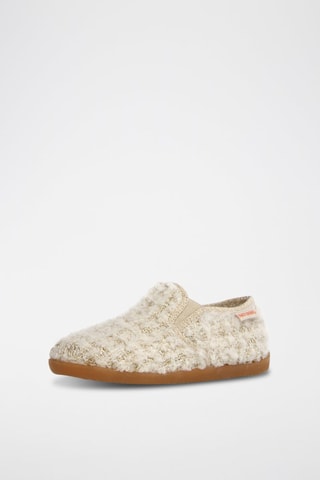 Slip-on de tweed Zahria - Crudo