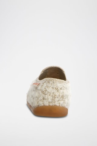 Slip-on de tweed Zahria - Crudo