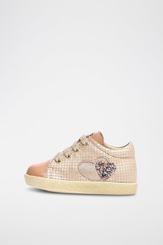 Zapatillas de piel Molley - Plateado