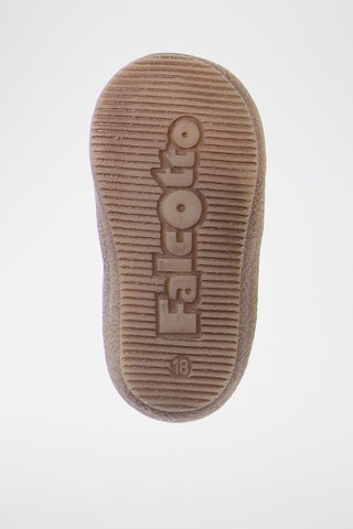 Botines de piel napa, lana y lino Conte - Azul marino