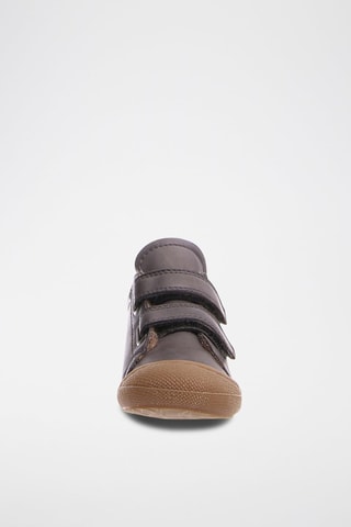 Zapatillas forradas de piel napa, lino y lana Cocoon - Antracita