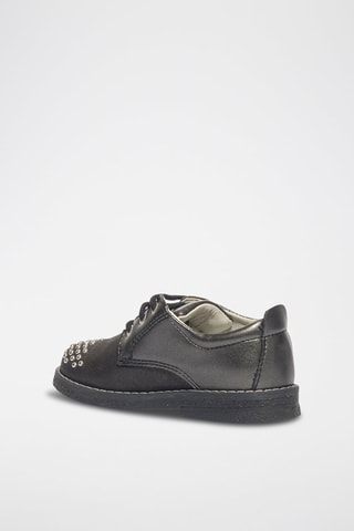 Derbies Hiron 19 - Negro y plateado
