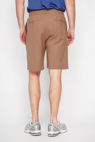 Bermuda in lino - Marrone