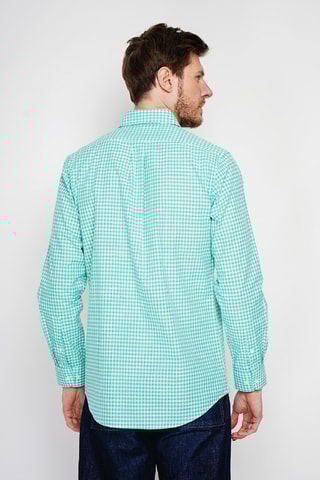 Camicia in lino - Verde