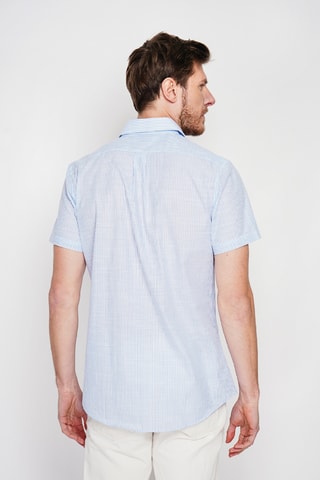 Camicia in lino - Blu