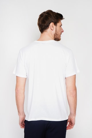 T-shirt in lino - Bianco