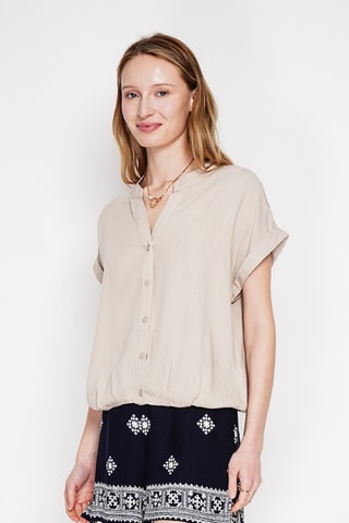 Camicia in lino - Beige
