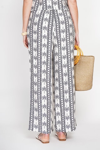 Pantaloni in lino - Nero