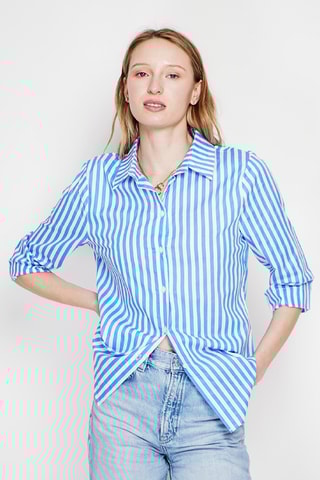 Camicia in lino - Blu