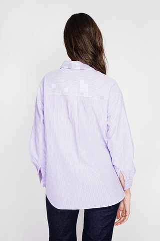 Camicia in lino - Viola