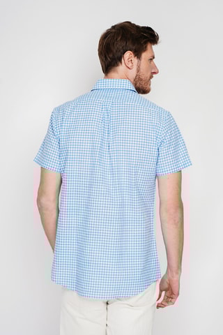 Camicia in lino - Blu