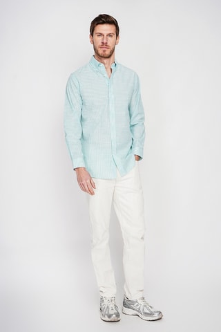 Camicia in lino - Verde