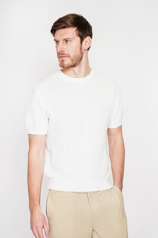 T-shirt in cotone bio - Bianco