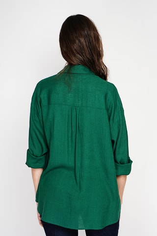 Camicia in lino - Blu