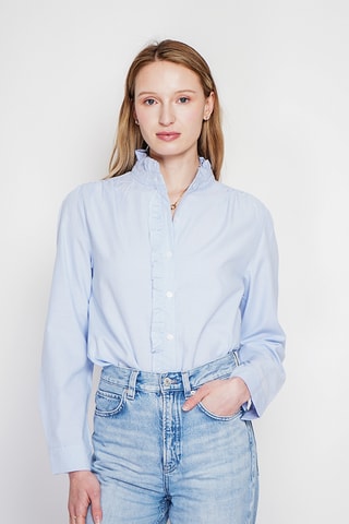 Camicia in lino - Blu