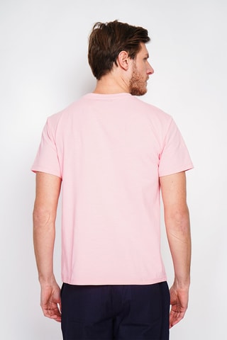 T-shirt in lino - Rosa