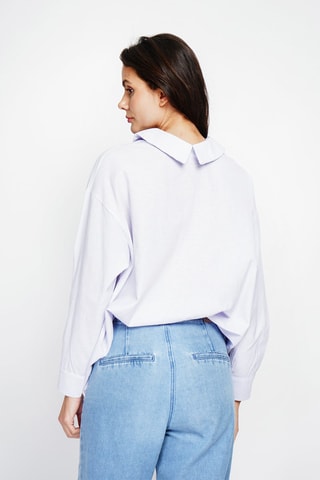 Blusa in lino - Viola