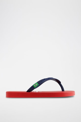 Tongs - Rouge et bleu