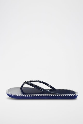 Tongs - Bleu et noir