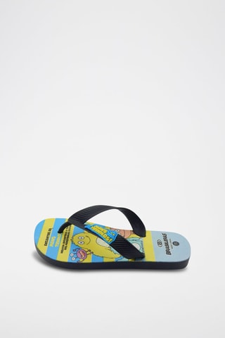 Tongs - Noir et jaune