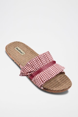Mules - Rouge et blanc