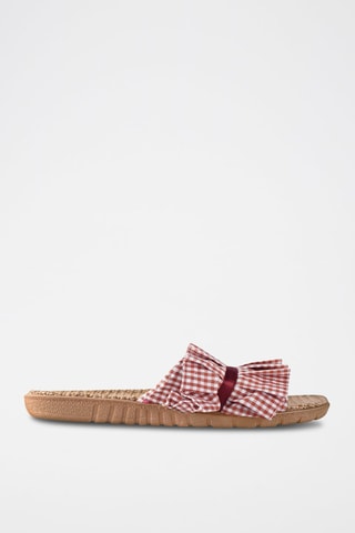 Mules - Rouge et blanc