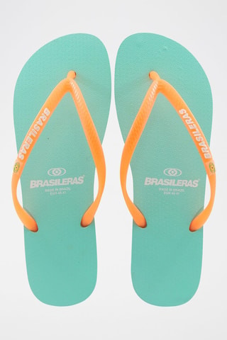Tongs - Vert et orange