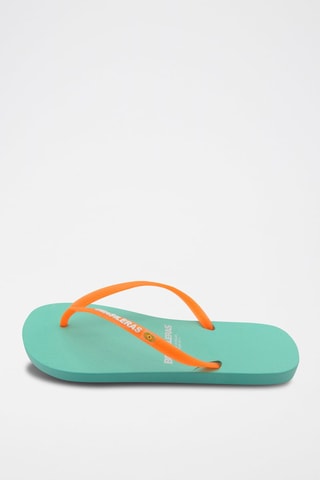Tongs - Vert et orange