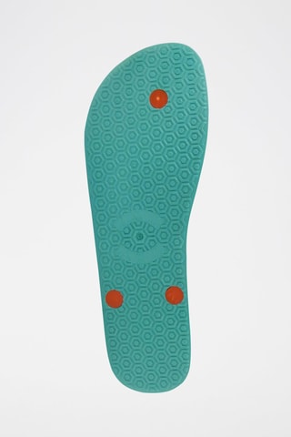Tongs - Vert et orange