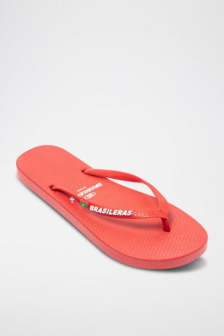 Tongs - 
Rouge
