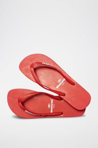 Tongs - 
Rouge