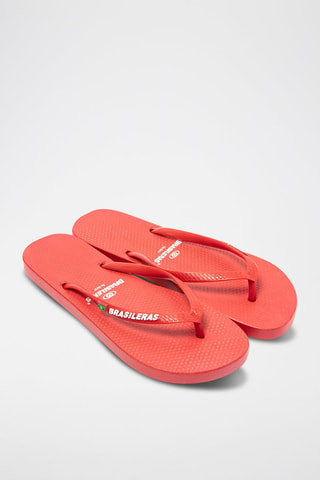 Tongs - 
Rouge