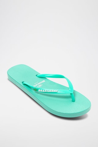 Tongs - 
Vert d'eau
