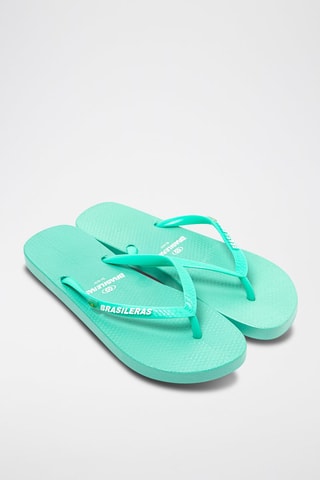 Tongs - 
Vert d'eau