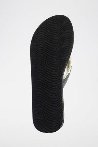 Tongs tressées - Noir