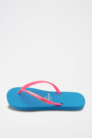 Tongs - Bleu et rose