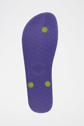 Tongs - Violet et jaune