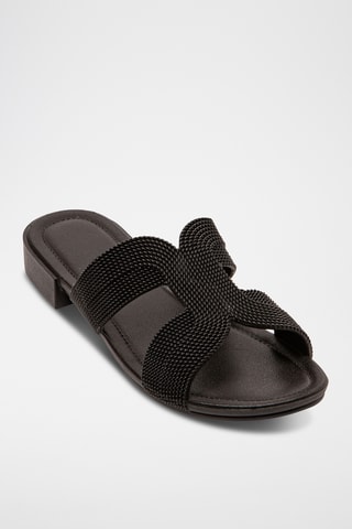 Mules à talons - Noir