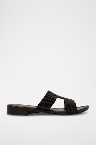 Mules à talons - Noir